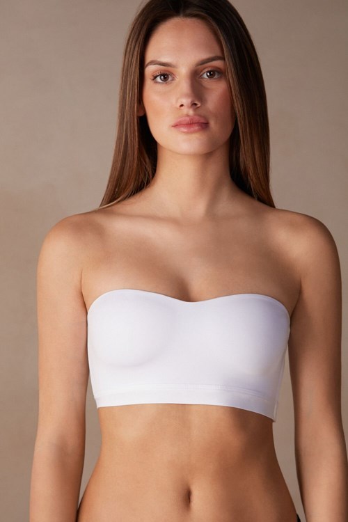 Intimissimi Bra Top in Ultralight Microfiber Bílé Bílé | 4183092-IS