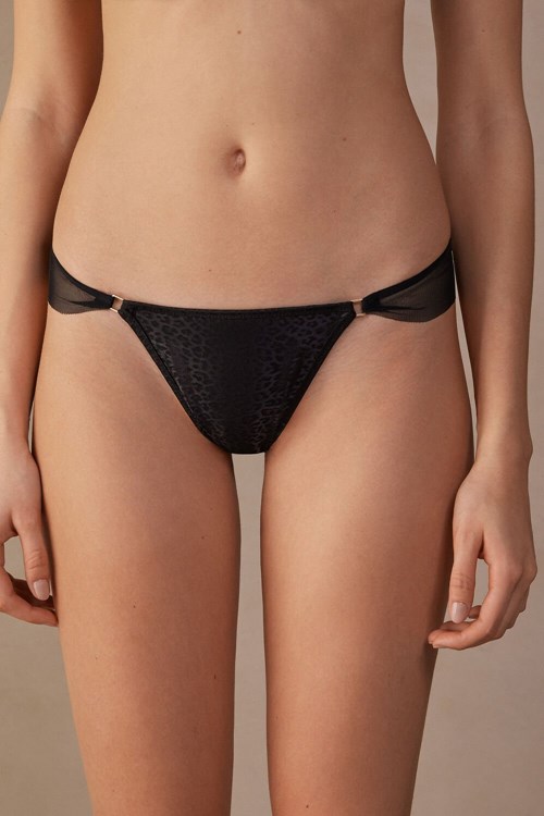 Intimissimi Cool Minimal Brazilian Černé Černé | 4562713-ML