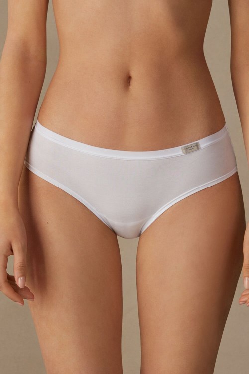 Intimissimi Cozy Panties in Bavlněné Bílé Bílé | 9478532-TV