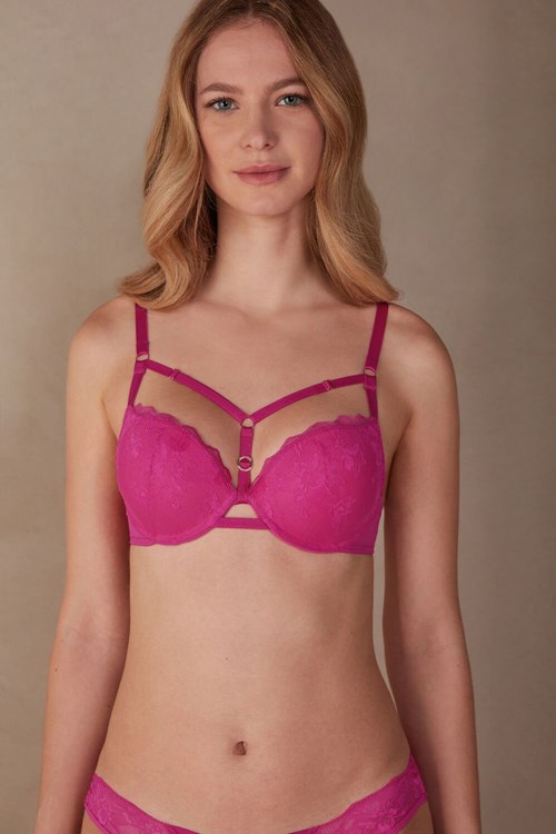 Intimissimi Fearless Femininity Elettra Super Push-up Bra Růžové Růžové | 0254819-PL