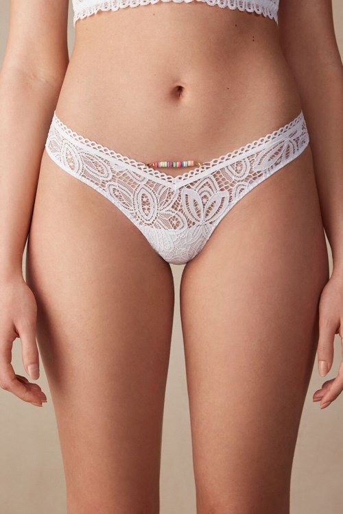 Intimissimi Hot Summer Days ‘80s Style Brazilian Bílé Bílé | 4936507-LG