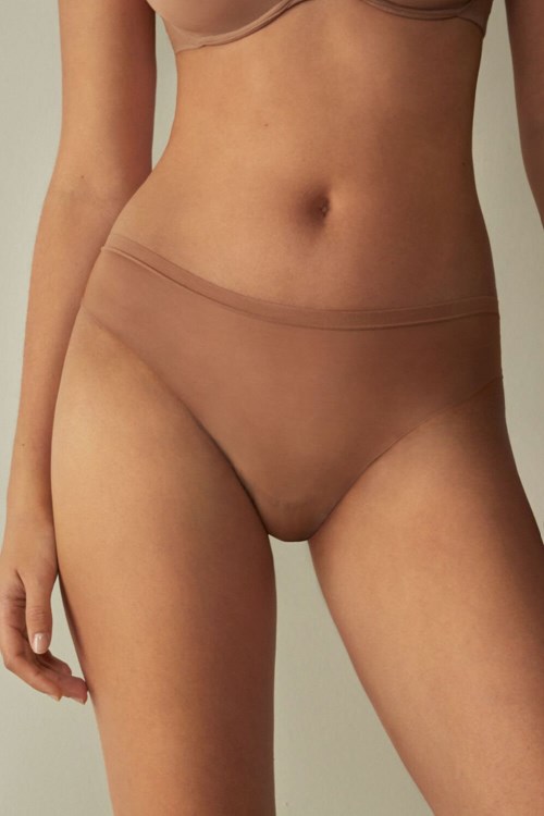 Intimissimi Invisible Touch Brazilian Panties Béžový | 1329806-QP