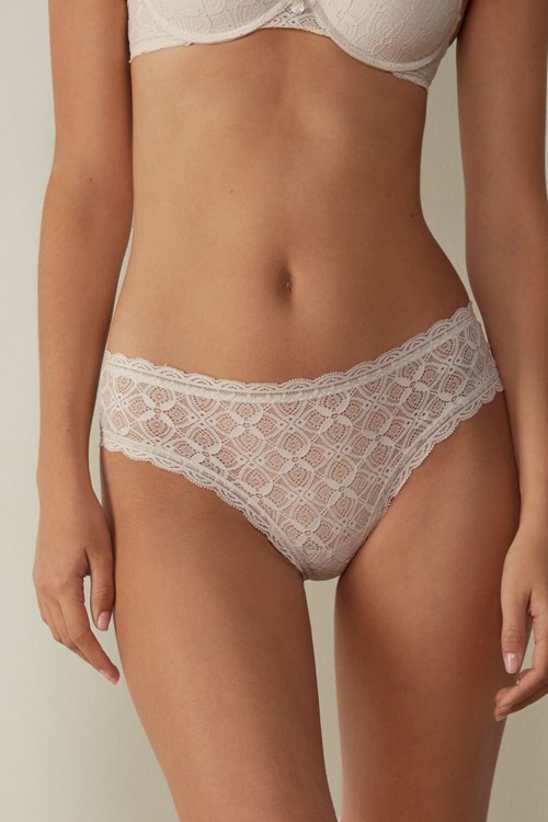 Intimissimi Krajkové Hipster Brazilian Růžové | 1895406-LX