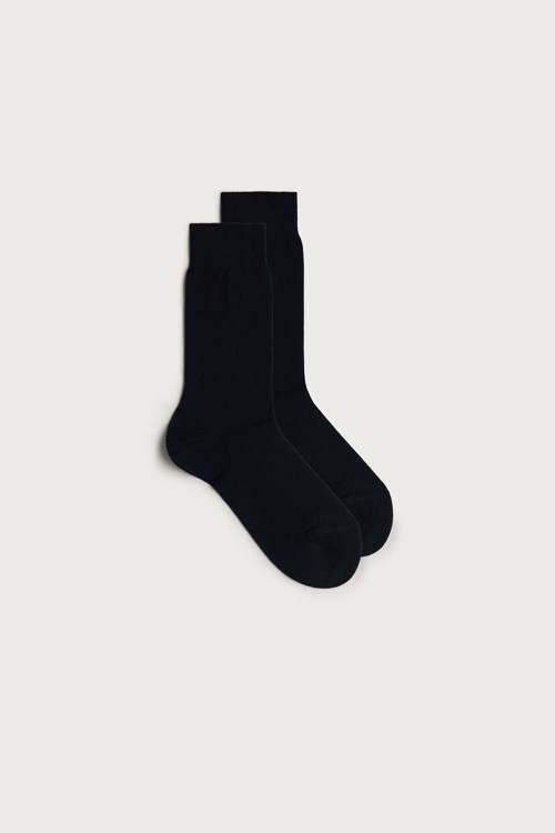 Intimissimi Krátké Warm Bavlněné Socks Blankyt Blankyt | 2174856-XC