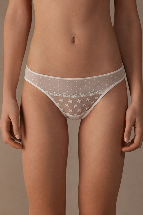 Intimissimi Love Cadeau Brazilian Bílé | 5407826-PD