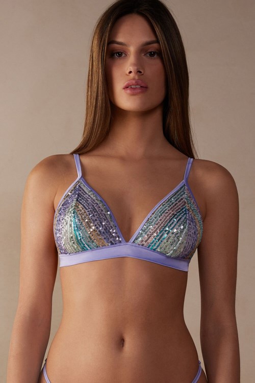 Intimissimi Miami Nights Triangle Bra Blankyt Viacfarebný | 6183275-NP