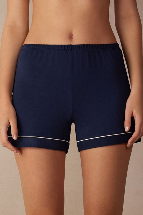 Intimissimi Modal Shorts with Contrast Trim Blankyt Blankyt | 0863524-WX