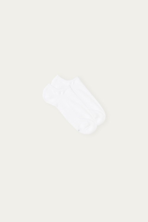 Intimissimi No-show Socks in Terrycloth Bílé Bílé | 5249380-DQ