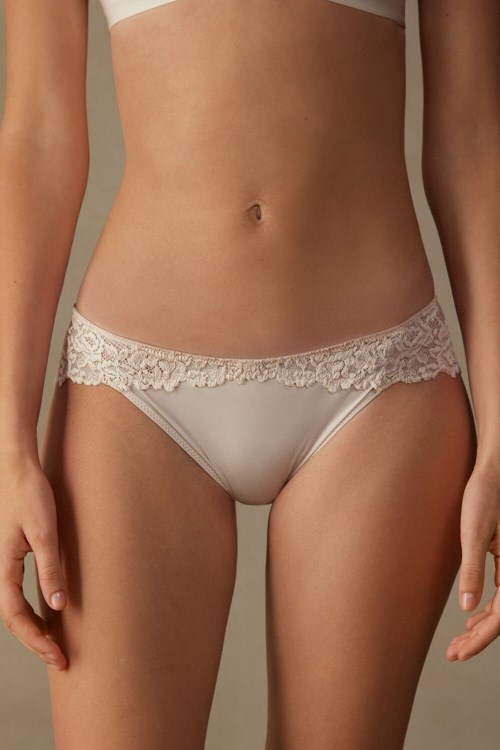 Intimissimi Pretty Flowers Panties Růžové | 6275381-ZO