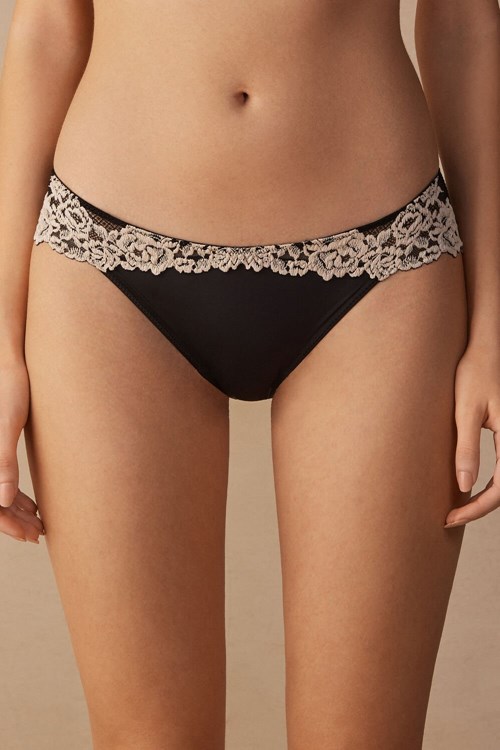 Intimissimi Pretty Flowers Panties Viacfarebný Černé | 6102348-RF