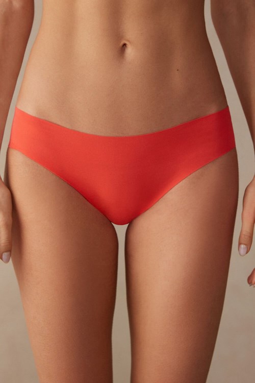 Intimissimi Seamless Supima® Bavlněné Panties Oranžové | 0753196-GV