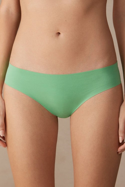 Intimissimi Seamless Supima® Bavlněné Panties Zelene Mátově Zelená | 3891076-NS