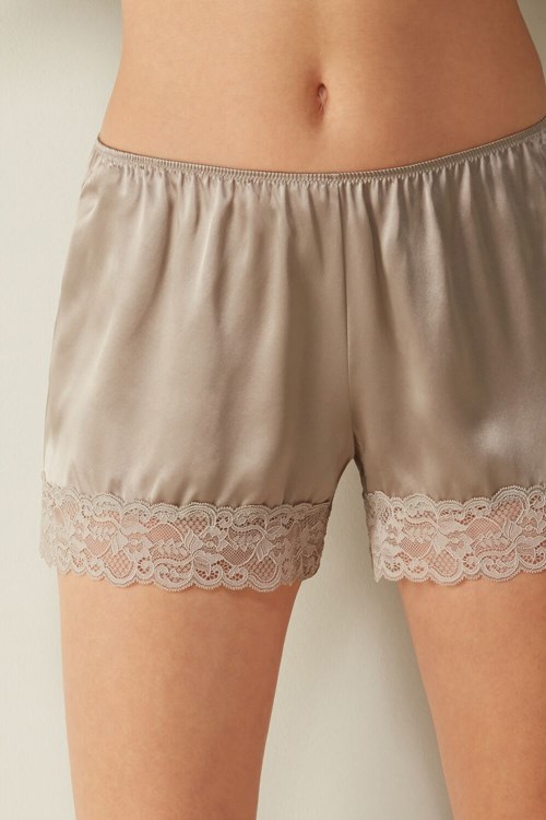 Intimissimi Silk Shorts Béžový | 9275143-KP