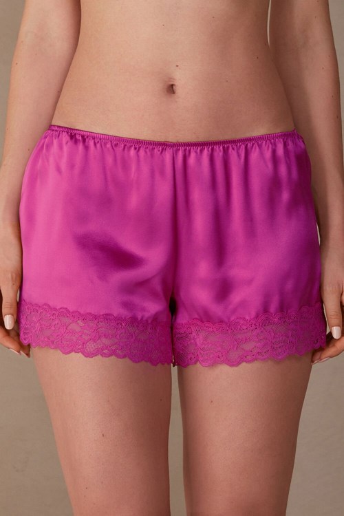 Intimissimi Silk Shorts Růžové Růžové | 6983524-XA