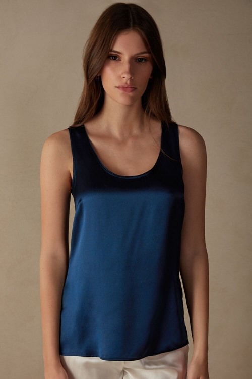 Intimissimi Silk and Modal Tank Top Blankyt Blankyt | 6384750-NP