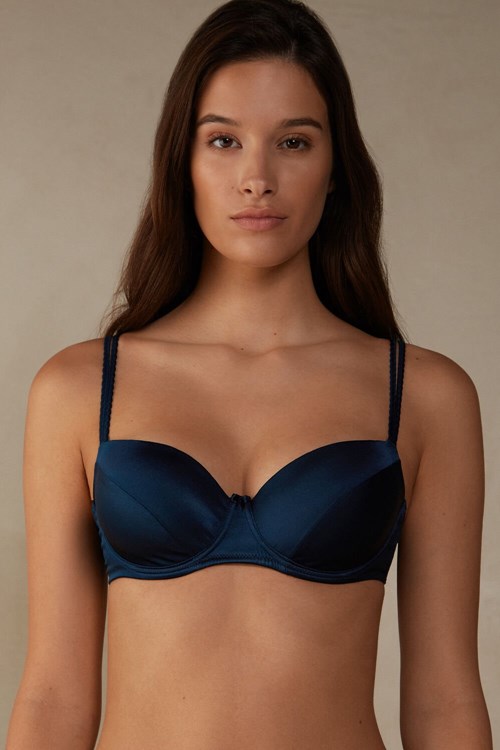 Intimissimi Sofia Balconette Bra in Silk Blankyt Blankyt | 3180647-XL