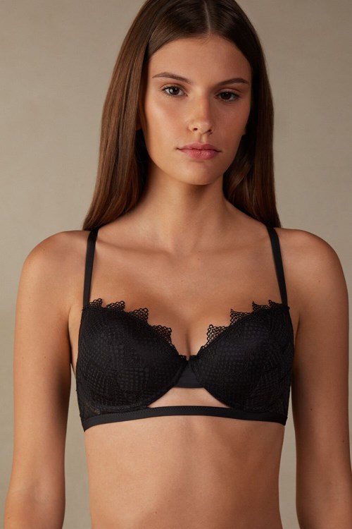 Intimissimi Sofia Urban Nomad Balconette Bra Černé | 9752301-QB