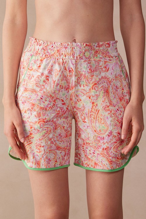 Intimissimi Summer Journey Ultrafresh Supima® Bavlněné Shorts Viacfarebný | 4860392-JC