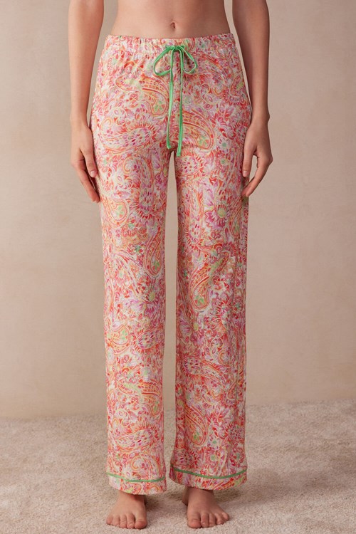 Intimissimi Summer Journey Ultrafresh Supima® Bavlněné Full Length Pants Viacfarebný | 6170928-XS