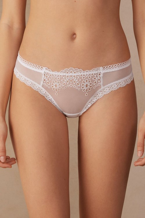 Intimissimi Timeless Simplicity Brazilian Bílé Bílé | 5893041-ZK