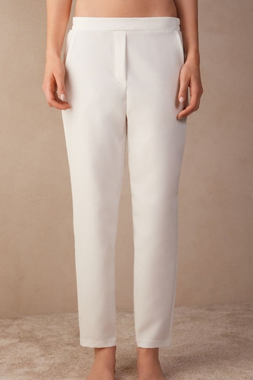 Intimissimi Trousers with Pockets Bílé | 3465109-TU