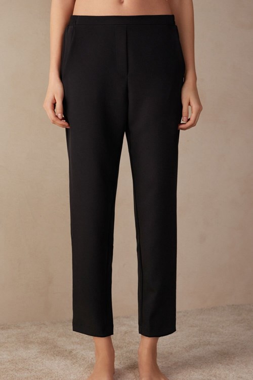 Intimissimi Trousers with Pockets Černé Černé | 0398162-EF