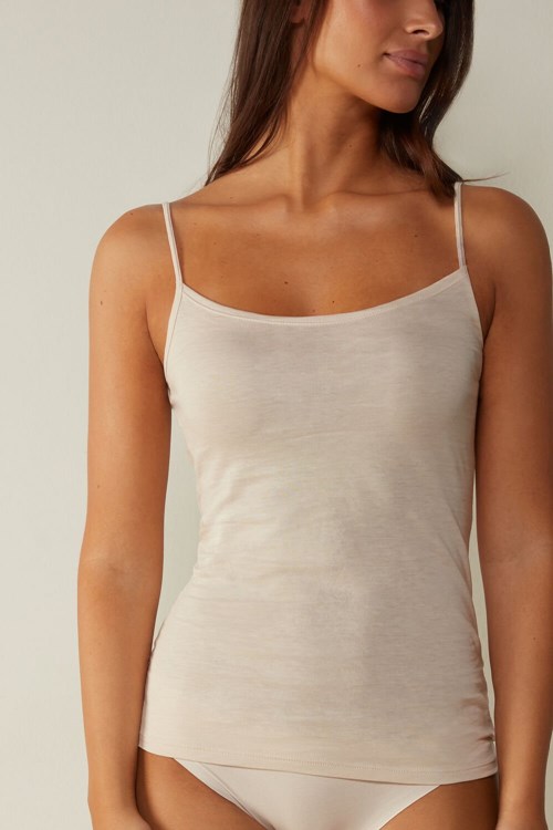 Intimissimi Ultrafresh Supima® Bavlněné Vest Top Růžové | 5472908-DJ