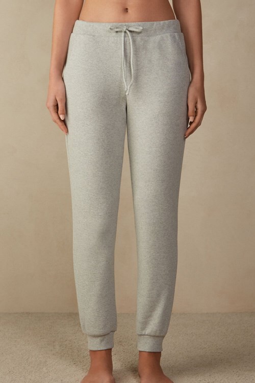 Intimissimi Warm Cuddles Full Length Cuffed Pants Šedé Šedé | 3482075-QL