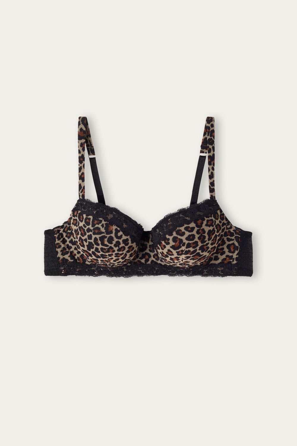 Intimissimi Animal Vibes Sofia Balconette Bra Černé | 0261758-IT