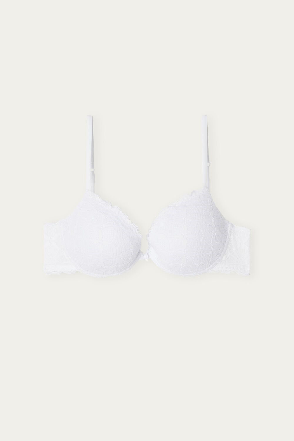 Intimissimi Bellissima Push-up Bra in Krajkové Bílé Bílé | 0624873-AD