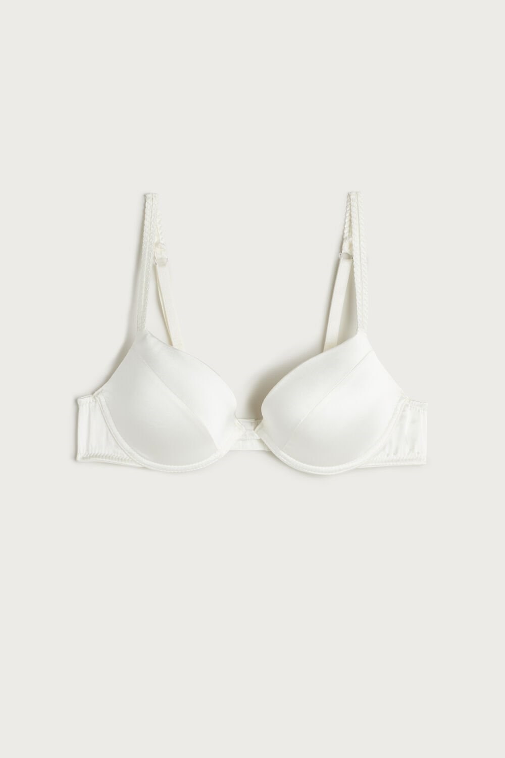 Intimissimi Bellissima Silk Push-Up Bra Bílé | 8392147-MV