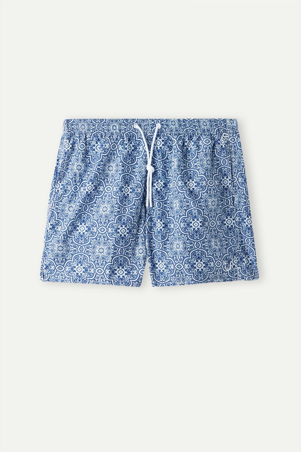 Intimissimi Blue Majolica Print Swim Trunks Blankyt Bílé Blankyt | 2307589-KV