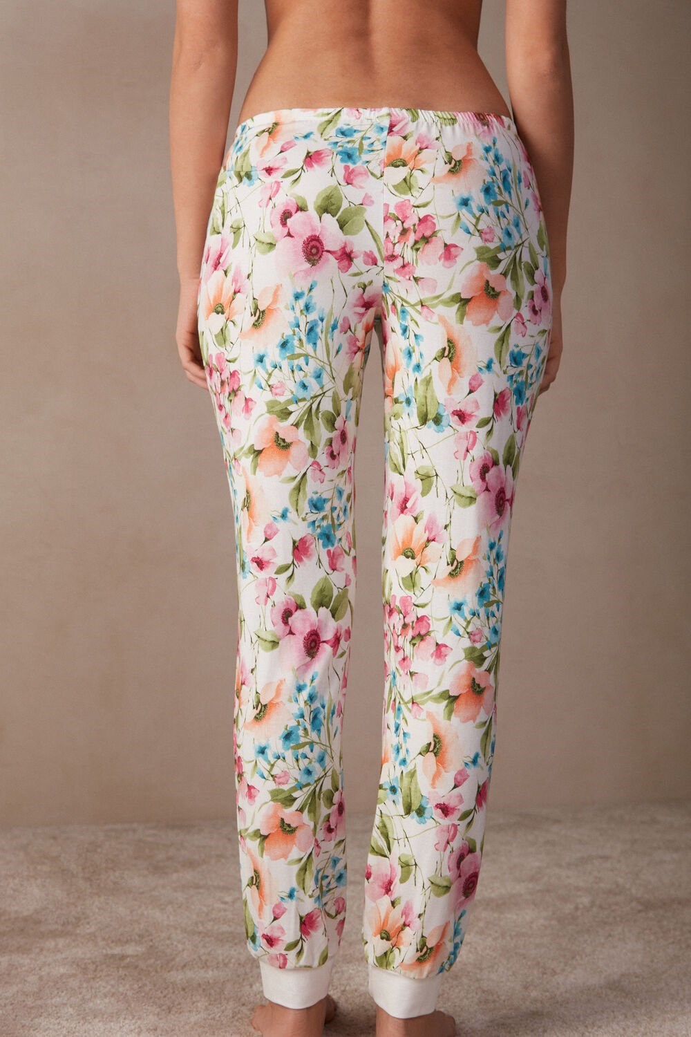 Intimissimi Botanical Lyrics Full Length Modal Pants Bílé | 5694308-DU