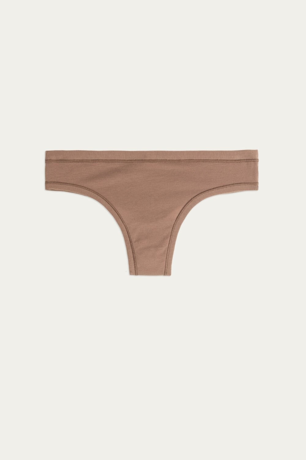 Intimissimi Brazilian Panties in Ultralight Supima® Bavlněné Tmavě Béžový | 2673408-LJ