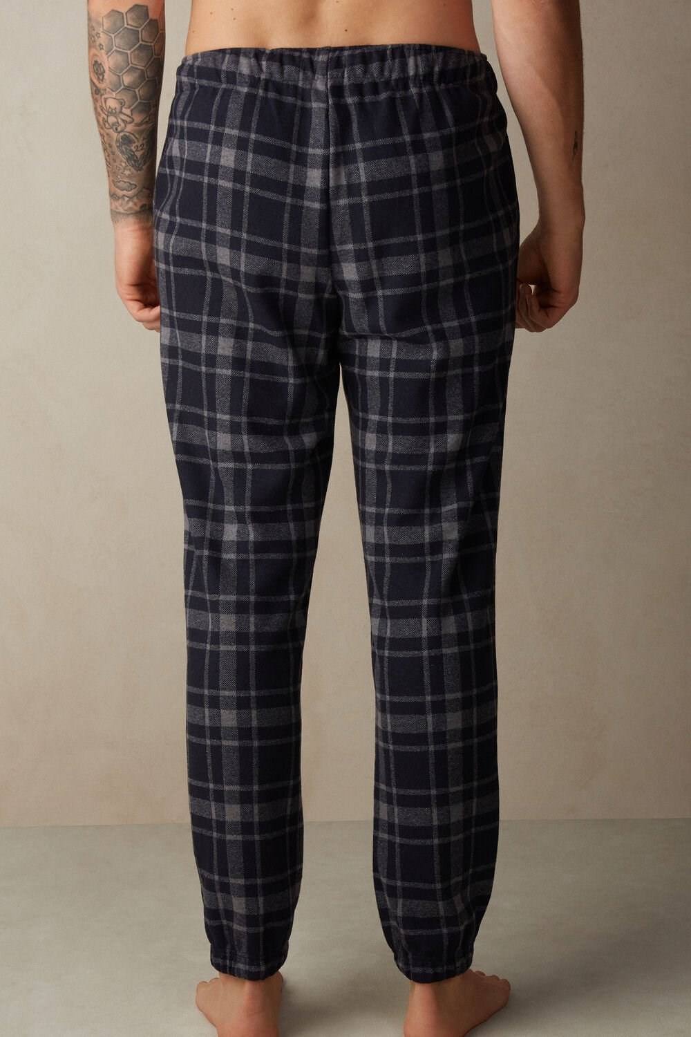 Intimissimi Check Tricot Full Length Pants Blankyt Šedé Blankyt | 4850126-RM