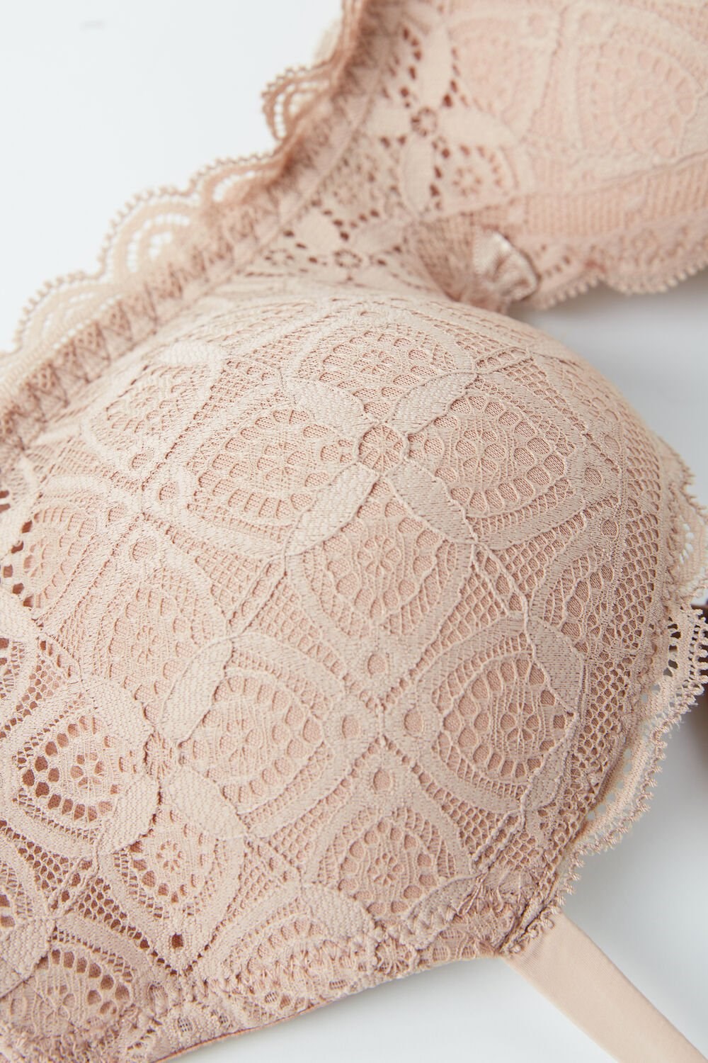 Intimissimi Claudia Balconette Bra in Krajkové Béžový | 0142978-HS