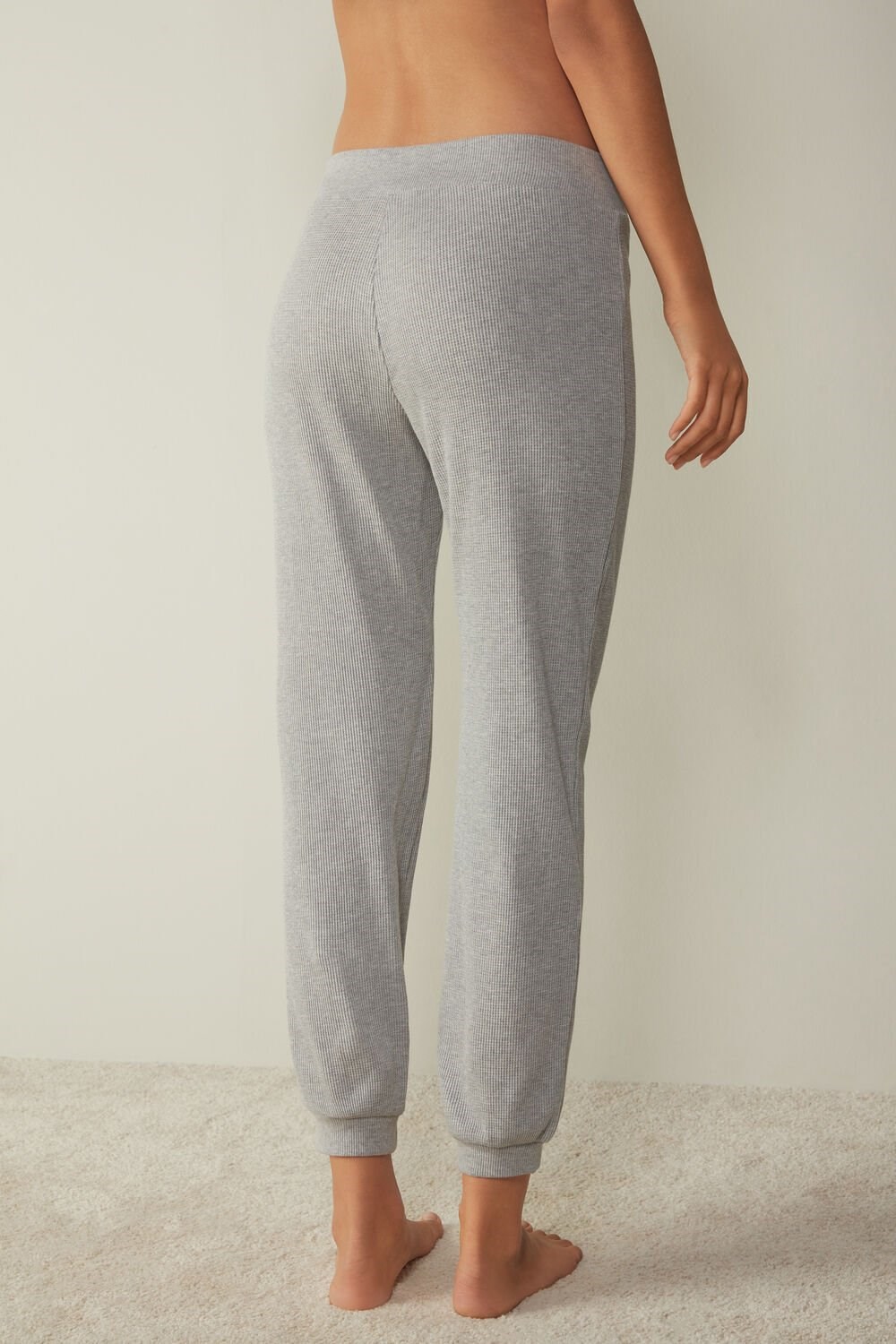 Intimissimi Cozy Waffle Pants Šedé Světle Šedé | 7514390-KQ