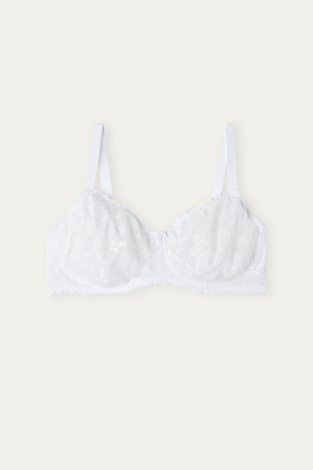 Intimissimi Daniela Balconette Bra in Krajkové Bílé Bílé | 6231594-ID