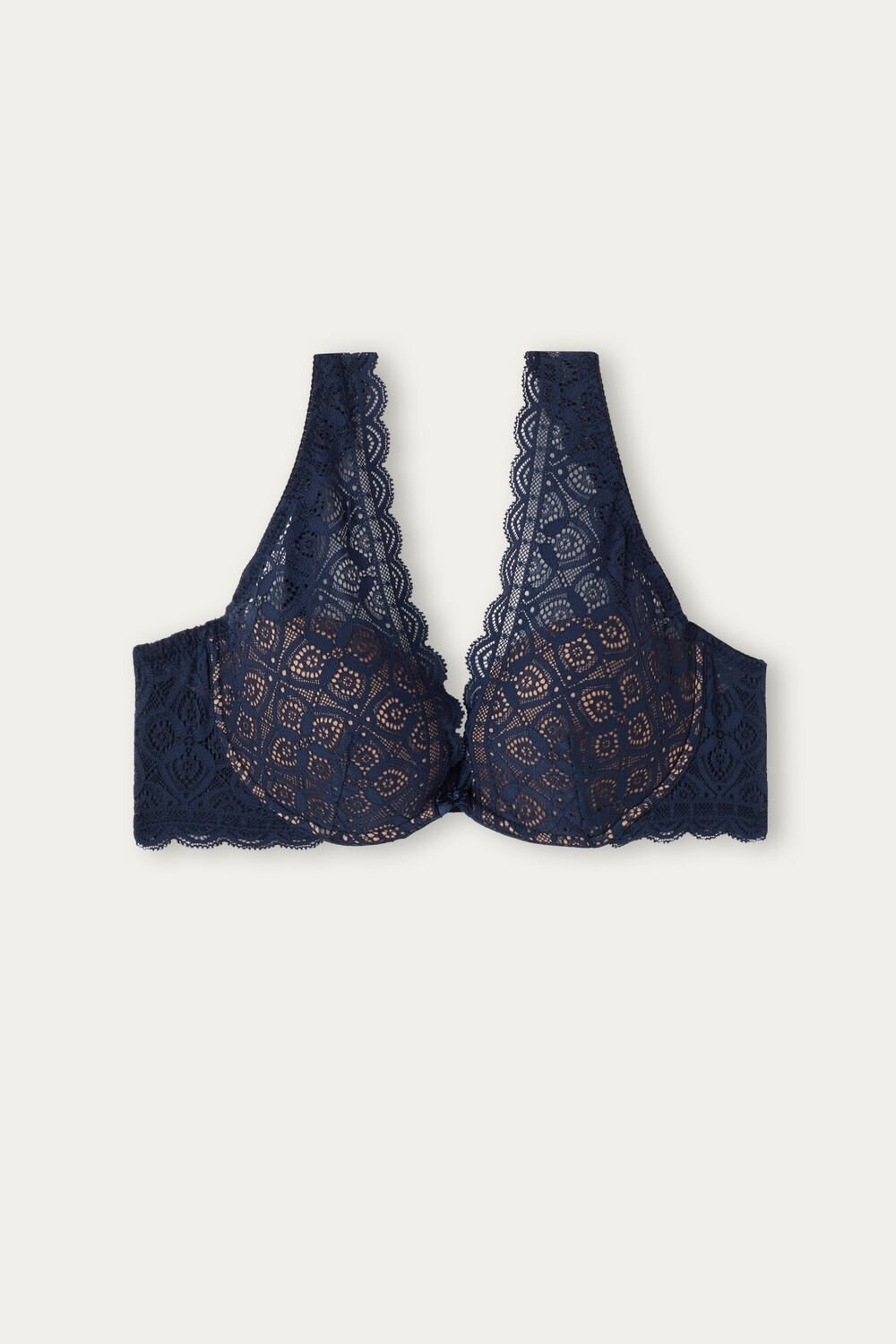 Intimissimi Elena Balconette Bra in Krajkové Blankyt Blankyt | 2801945-JU