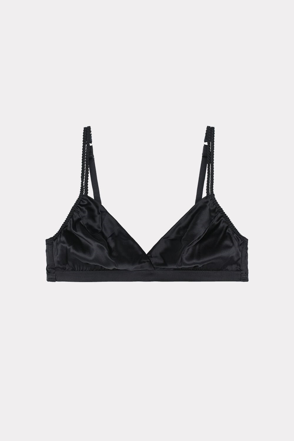 Intimissimi Emma Silk Triangle Bra Černé Černé | 5701642-TK