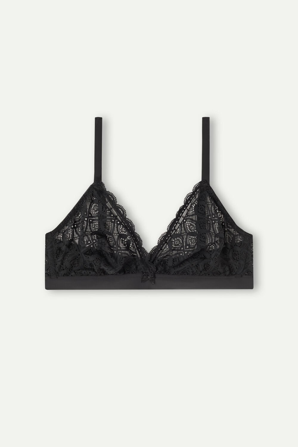 Intimissimi Emma Triangle Bra in Krajkové Černé Černé | 1682934-YT