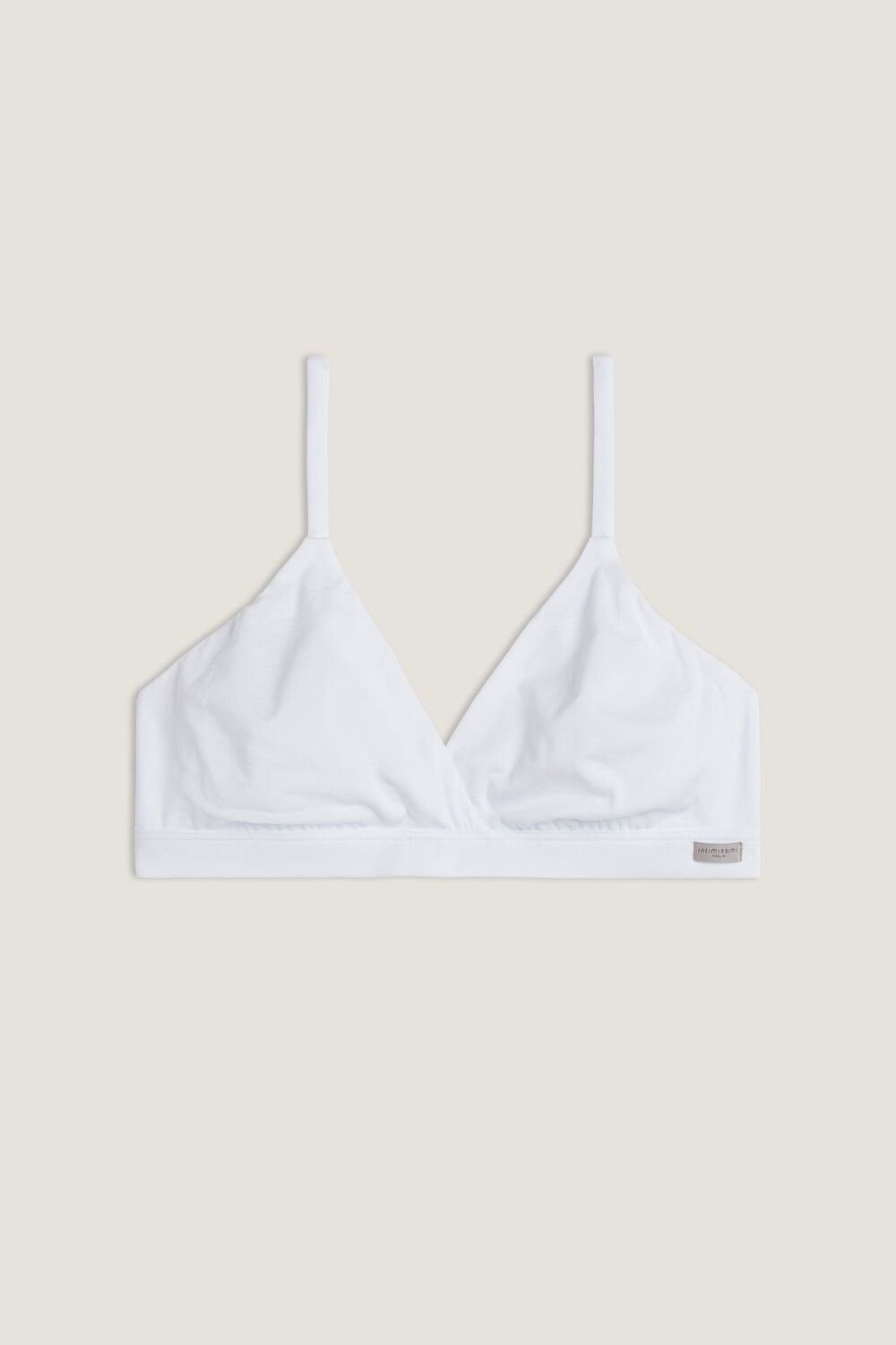 Intimissimi Emma Triangle Bra in Natural Bavlněné Bílé Bílé | 1230759-CH