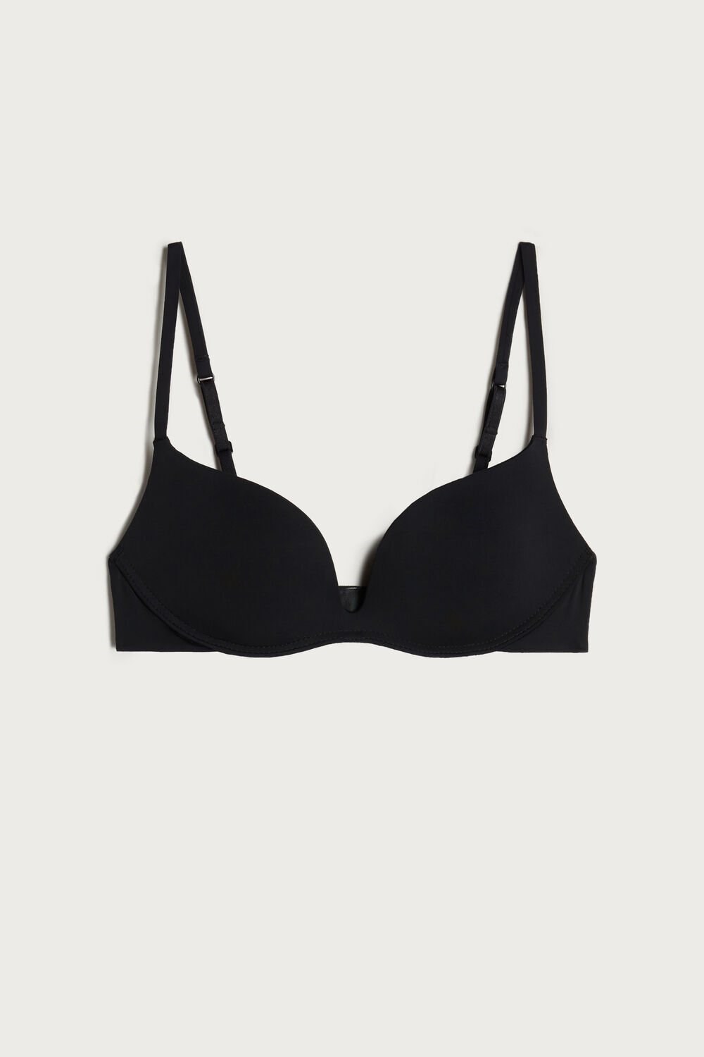 Intimissimi Gioia B Cup Microfiber Super Push-Up Bra Černé Černé | 4985017-JC