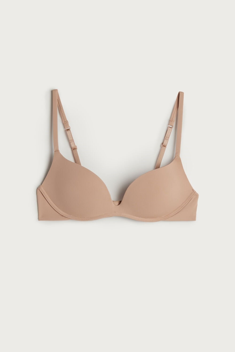 Intimissimi Gioia B Cup Microfiber Super Push-Up Bra Béžový | 8217430-RX