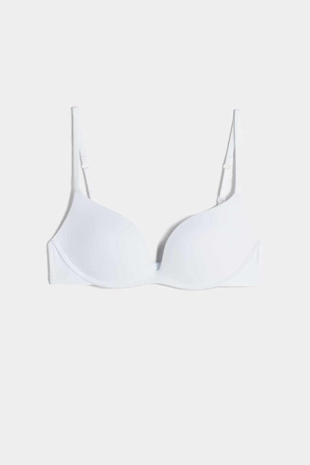 Intimissimi Gioia C-D Cup Microfiber Super Push-Up Bra Bílé Bílé | 5740289-YT