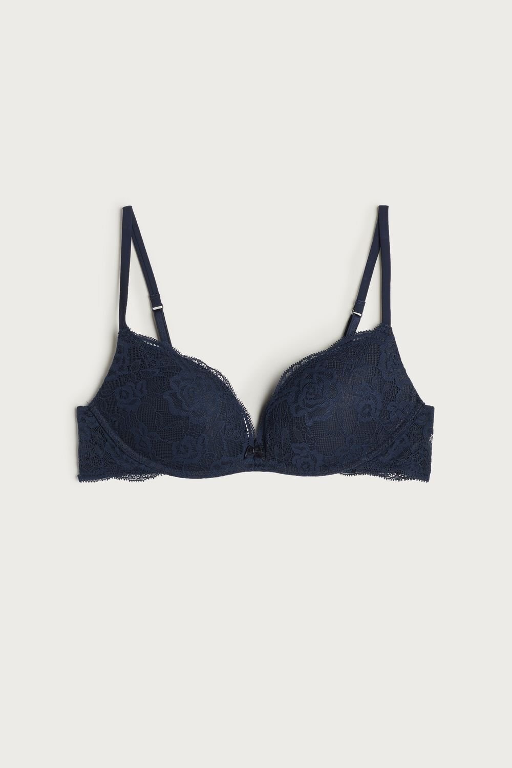 Intimissimi Gioia Krajkové Super Push-Up Bra Blankyt Blankyt | 7034685-AX