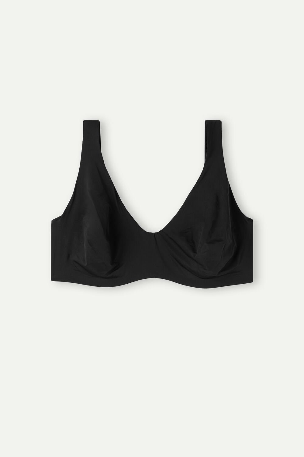 Intimissimi Greta Balconette Bra in Ultralight Microfiber Černé Černé | 3604915-JD