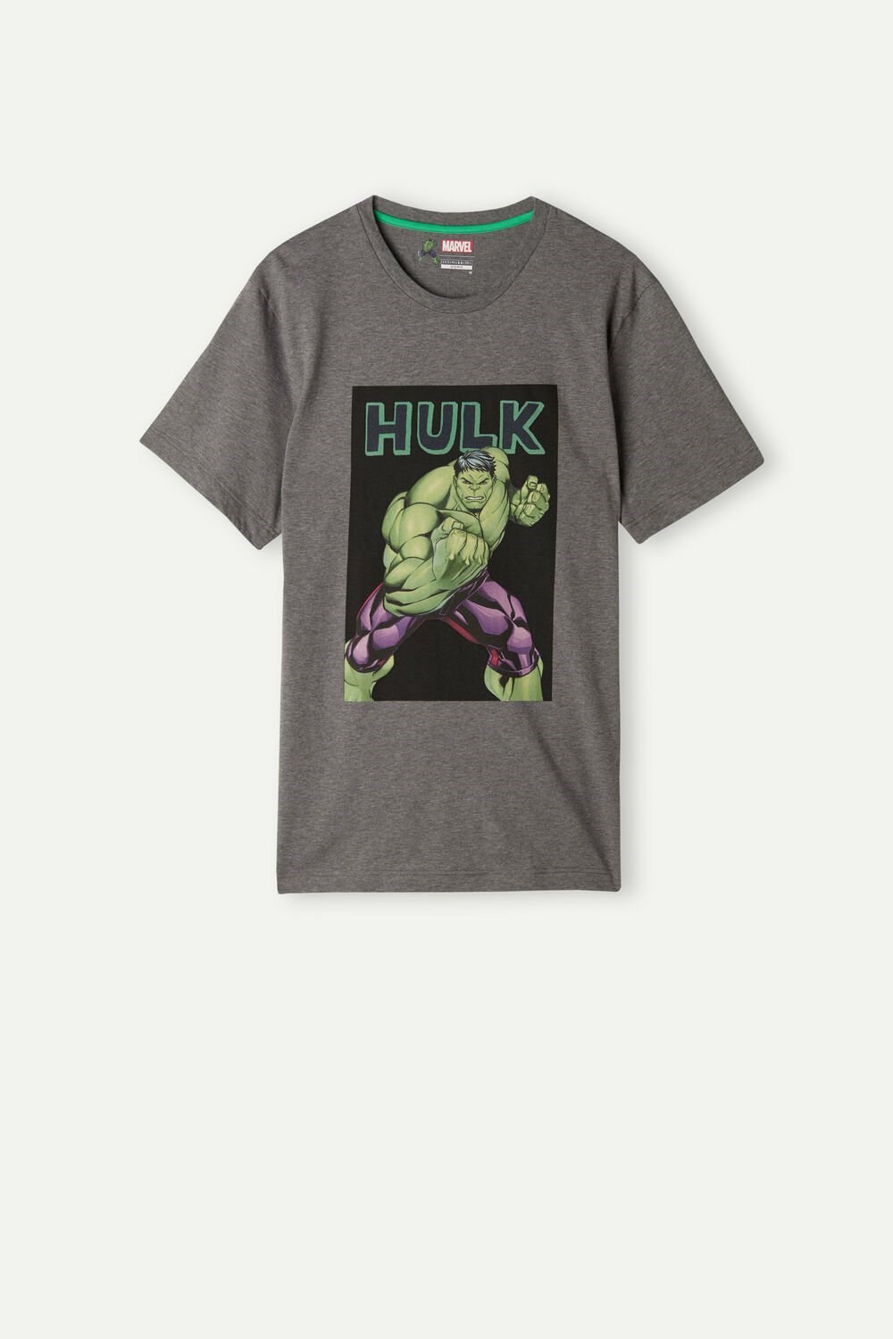 Intimissimi Hulk Print T-shirt Tmavě Šedé | 2641870-EZ