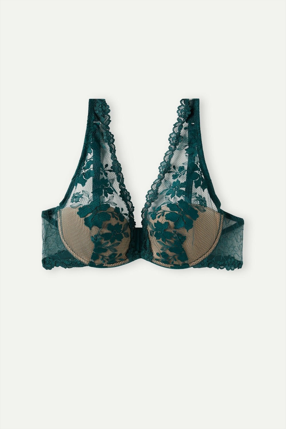 Intimissimi In Full Bloom Elena Balconette Bra Zelene | 5970128-RO