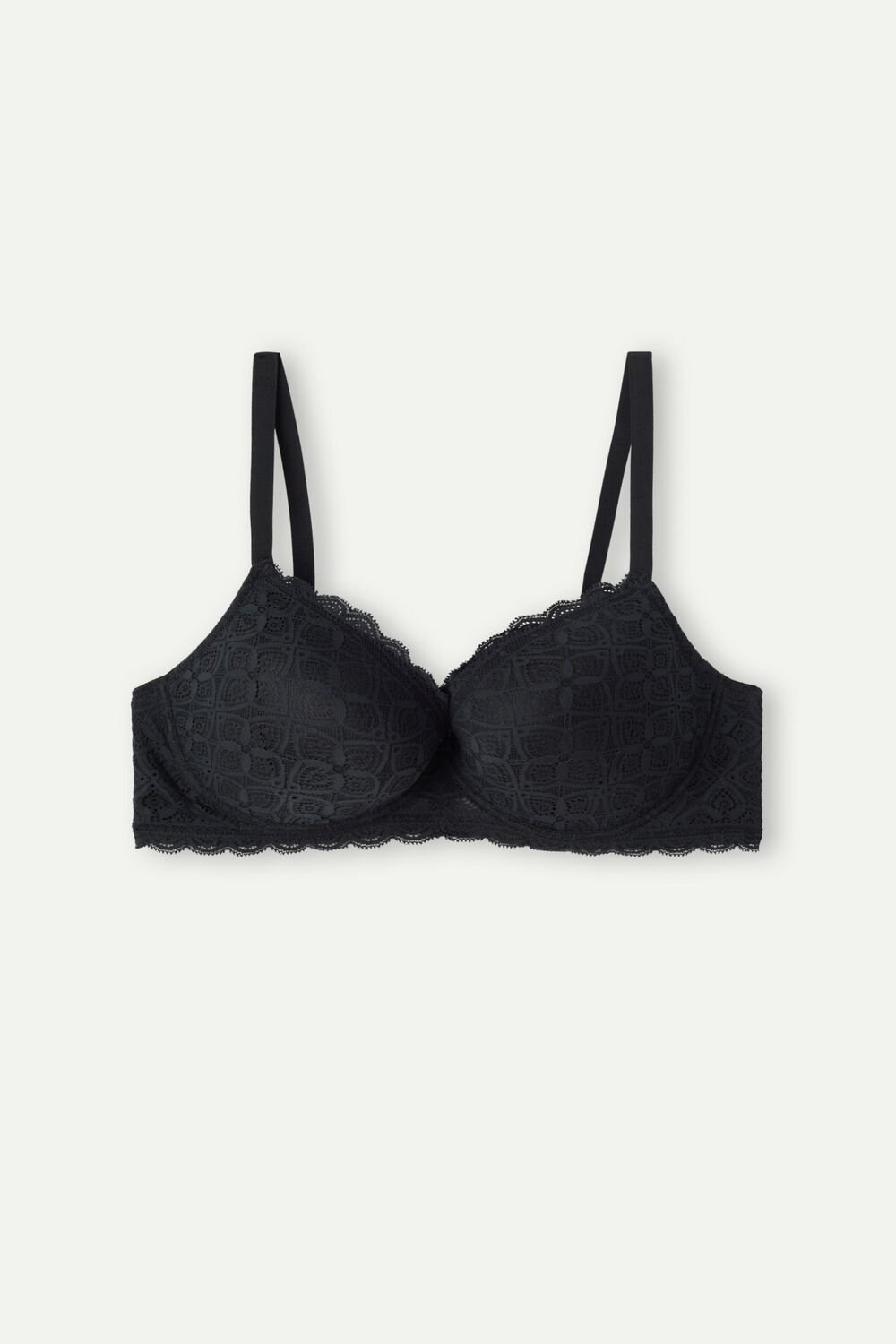 Intimissimi Irina Balconette Bra in Krajkové Černé Černé | 7128560-QZ